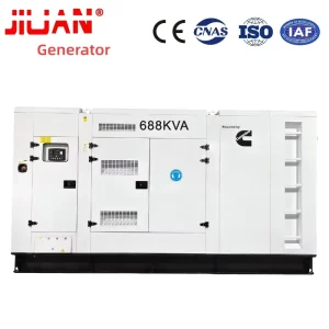 Generator Powerful Industrial Electric Diesel 688kVA Grupo Electrogeno Standby 550kw 600kw 650kw 700kw 750kw Silencioso 3 Phase