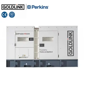 Genset 3 Phase 100kVA/80kW Powered by Silent Diesel Generators for Power Station