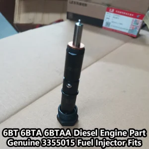 Genuine 3355015 Fuel Injector Fits Cummin 6B 6BT 6BTA 6BTAA Construction Diesel Engine Part