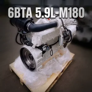 Genuine 6BTA5.9-M180 Marine Diesel Engine 180HP 132kW 2200RPM Turbocharged for Fishing Boat