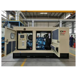 Global Power 25KVA 20KW Diesel Generator Silent Electrogene Group 50 60Hz Brand Engine 220V 380V Standby Power ATS Remote