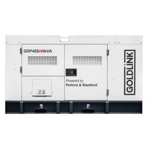 Goldlink GDP45 45KVA 36KW Silent Diesel Generator 230 400V 50 60Hz 24V DC Electric Start