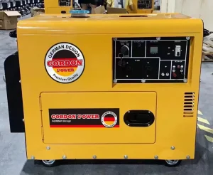Gordon Custom 7.5kw 8kw Silent Diesel Generator 1500RPM Air Cooled Home Genset