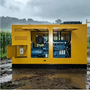 HK300kw 500KVA 375KVA Container Silent Diesel Generator Set Three-phase 220V/380V 50/60Hz Export USA/EU/Middle