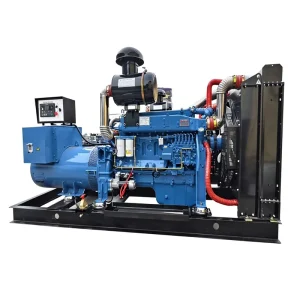 HWP10IZLD 250KW 300KVA High Seep Diesel Generator Set Water Cooled Open Frame Type Genset Brushless Alternator