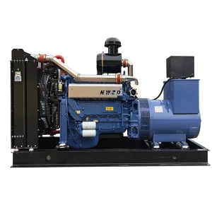 HWP388ZLD 350KW 430KVA Diesel Generator Set Water Cooled Open Frame Type Genset Brushless Alternator Single Three Phase