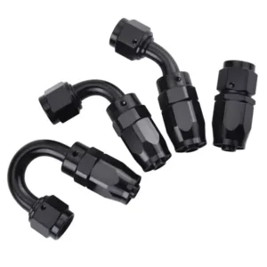 Haofa Racor Manguera Nylon An6 8an 10an Swivel Hose End Oil Connector Dash 8 10 Fittings Straight 90degree grad