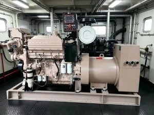 Heavy Duty 100KW 125KVA 200A 480V Marine Diesel Generator DNV LR Certified Water Cooled ATS Emergency Power for Offshore Vessel