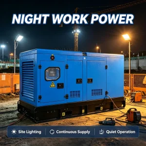 Heavy Duty 100kW Silent Diesel Generator AVR Controlled Low Fuel Consumption for Mountain Construction Mining Field Power Supply