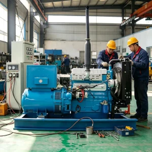 Heavy Duty 100kw Diesel Generator Set Large Factory Continuous Power Generating Machine