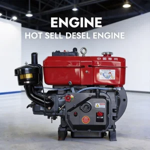 Heavy Duty 4 Stroke Water Cooled Diesel Engine Single Cylinder Electric Start 25-35HP Generator Motor Long Service Life