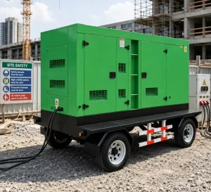 Heavy Duty 500KW Baudouin Water Cooling Diesel Genset 4/6 Cylinder Low Vibration Industrial Trailer Power Unit 300KW 800KW