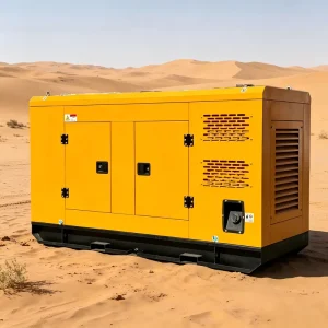 Heavy Duty 50kVA-150kVA Soundproof Diesel Generator Set with 50°C Radiator for Hot Climate