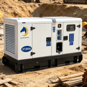 Heavy Duty 50kVA 40kW Silent Type Diesel Generator Set 3 Phase Industrial Genset for Large Infrastructure Construction Sites