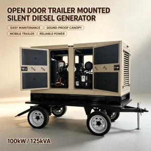 Heavy Duty Continuous Power Mining Engineering Equipment Industrial Diesel Generator Set 300kva