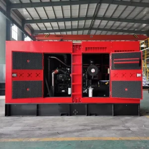 Heavy Duty Diesel Electric Generator Set with Auto Start Remote Control Low Noise Water Cooled for Industrial Use