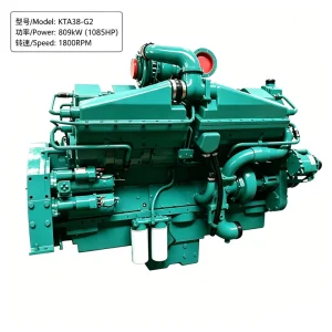 Heavy Duty Diesel Engine KTA38 G2 809kW 1085HP 1800RPM Prime Power Engine for Diesel Generator Set