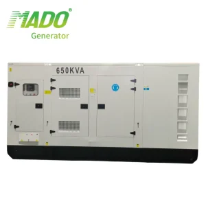 Heavy Duty Diesel Generator 520kW 650kVA Standby Genset 2806C Series ATS 3 Phase 4 Wire Water Cooled Mining Site