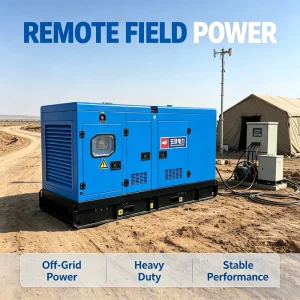 Heavy Duty Diesel Generator Set 125kVA 100kW Silent Soundproof Power Station for Remote Field Operation