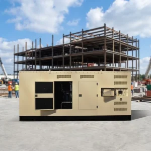 Heavy Duty Industrial 500kW Diesel Generator Set Water Cooled ATS Silent Soundproof 50 60Hz for Construction Site