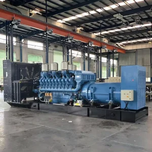 Heavy Duty Industrial Use MTU 1.4MW Diesel Generator 1400kw Genset