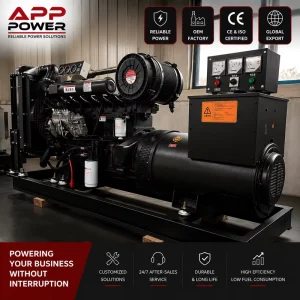 Heavy Duty Open Frame Diesel Generator 50KW 80KW 100KW for Construction Site 50Hz Auto Start Low Noise