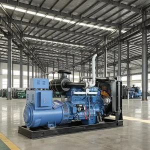 Heavy Duty Open Frame Diesel Generator Set With Smart Control Panel For Infrastructure Building Works