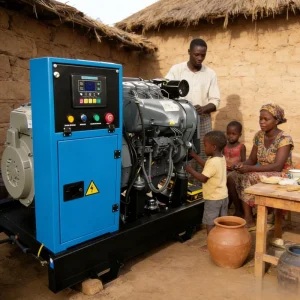 Heavy Duty Open Frame Super Silent Diesel Flywheel Generator 50/100kW with Remote Start 3 Phase 4 Wire 50/60Hz