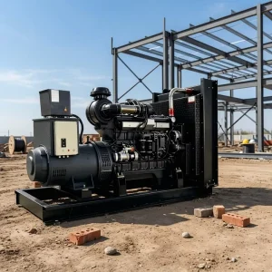 Heavy Duty Open Type Diesel Generator 200KW 500KW Diesel Generator Set for Construction Site Continuous Operation