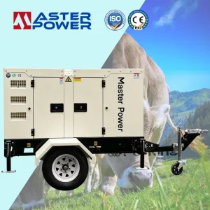 Heavy Duty Portable Diesel Generator Single Phase Three Phase High Speed Wheeled Rentable Expo Charging Station Pump Power Supply
