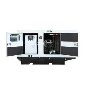 Heavy Duty Silent Diesel Generator 60Hz 24kW 30kVA Three Phase Water Cooled ATS Auto Start 24 7 Continuous Running