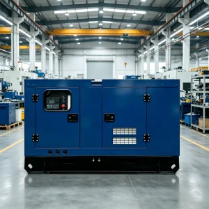 Heavy Duty Sound Attenuated Diesel Generator Set 35KVA 150KVA Low Fuel Consumption Genset