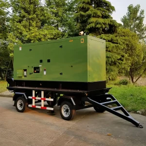 Heavy-Duty Soundproof for Construction 20kw 30kw 40kw 50kw 60kw Mobile Diesel Generator Set Trailers