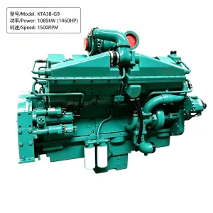 Heavy Duty Standby Generator Diesel Engine KTA38 G9 1089kW 1460HP 1500RPM Backup Power Engine for Diesel Generator Set