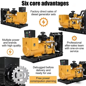 Heavy Duty Weichai WP10 Diesel Generator 150KW 187.5KVA 4 Stroke Automatic Start Super Silent Type ATS for Construction Site