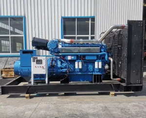 Heavy Duty Yuchai 900kW 1000kW 1500rpm 50Hz 380V Water Cooled Diesel Generator Set for Construction Site Backup Power