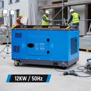 Hi earns 12KW Silent Diesel Generator Air Cooled Single Cylinder 50Hz Portable Power Unit