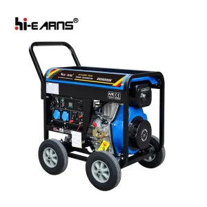Hi earns 5kw Open Frame diesel Generator use HR186 air Cooled System Single Cylinder diesel Engine
