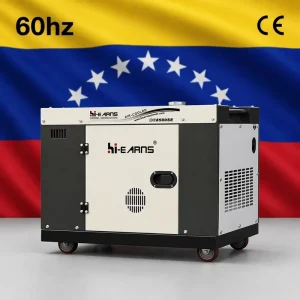 Hiearns 8KW 10KVA Silent Diesel Generator 60Hz 110V 220V ATS Home Standby CE Venezuela