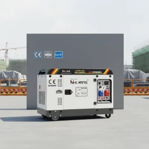 Hiearns Portable Silent Type Diesel Generator 12KW 13KW 16.5KVA 15KVA with HR998FDE 25HP 1 Cylinder Diesel Engine
