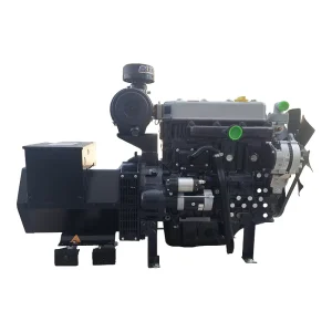 High Efficiency 20kW 380V Water Cooled Open Frame Diesel Generator 50Hz ATS Robust Durable Construction Site Daily Power Supply