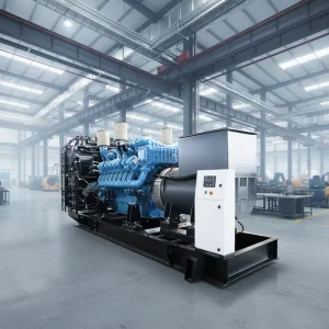 High Efficiency AC Three Phase Self Starting 3 Engine Diesel Generator Set Industrial Use