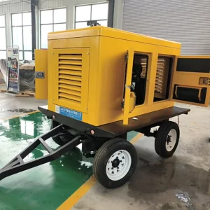 High Efficiency Water Cooled Portable Diesel Genset Emergency Power Supply 20Kva 50Hz Silent Diesel Generator