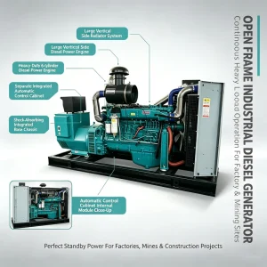 High Performance Three Phase 380v Soundproof Canopy Industrial Portable Standby Power Set 50kw Diesel Generator Local