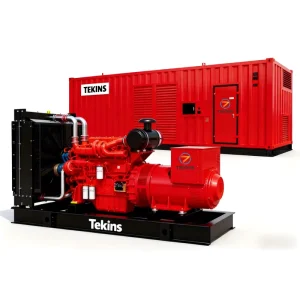 High Power 1320 KW 1650 KVA Containerized Diesel Generator Sets 380V 400V ATS 100% Copper Alternator Chinese Engine