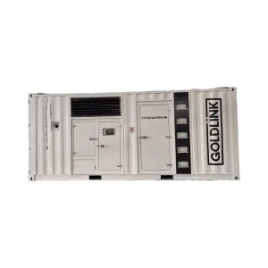 High Power 220KVA 176KW Silent Containerized Diesel Generator with Auto Start ATS 50Hz 400V