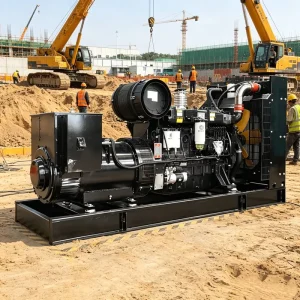High-Power 300KW Silent Box Diesel Generator Set with Auto Start Remote Start 50 60Hz Frequency ATS