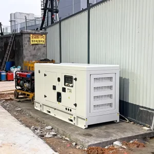 High Power Diesel Genset 100kva 80kw 480v Silent Diesel Generator Set