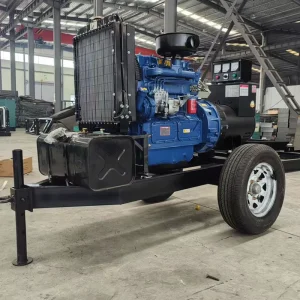 High Quality 30 1000KW Air Cooled Diesel Generator Yuchai Engine Mobile Trailer Type Industrial Heavy Duty Silent ATS Genset