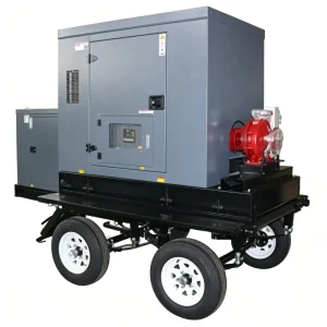 High Quality 36kw 50kw 100kw Super Silent Trailer Genset Mobile Power Diesel Generators Set Low Fuel Consumption Engine